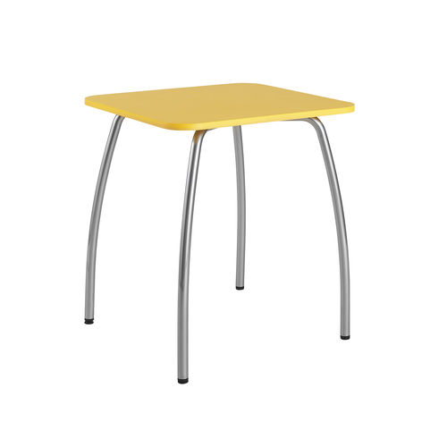 Moderner Tisch - INICY - DPC - Laminat / melaminbeschichtet / Gestell aus Stahl