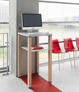 Schreibtisch für Open Space - MAJEO - DPC - modern / Buche / für Gewerbegebrauch