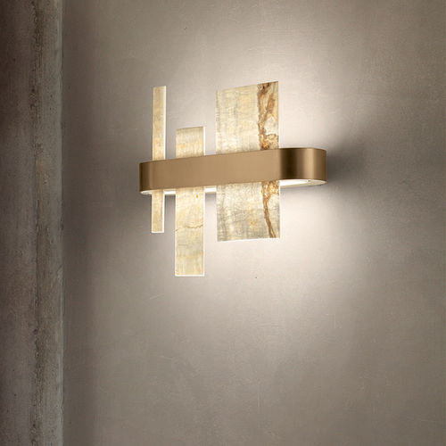 Moderne Wandleuchte - HONICÉ A37 - Masiero - für den Innenraum / Metall / Onyx