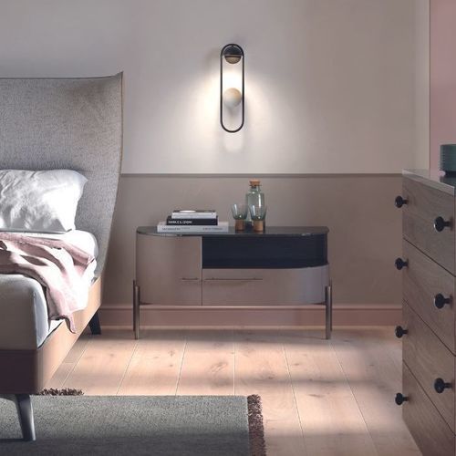 Moderne Wandleuchte - LUPPITER A1 ALABASTER - Masiero - für den Innenraum / aus lackiertem Metall / Alabaster