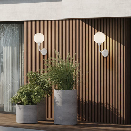 Moderne Wandleuchte - TEE A1 20 - Masiero - Außen / aus lackiertem Metall / Polyethylen
