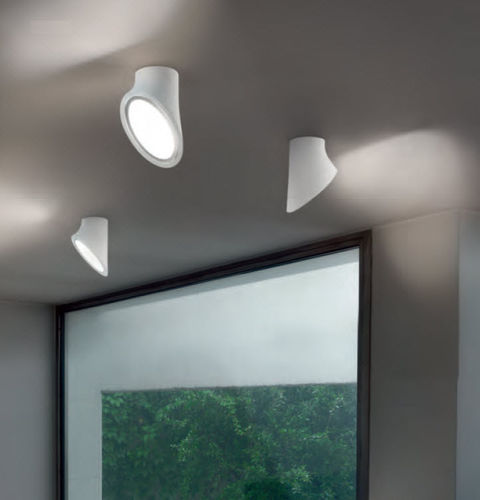 Moderne Deckenleuchte - MABELL PL - Masiero - rund / Methacrylat / LED