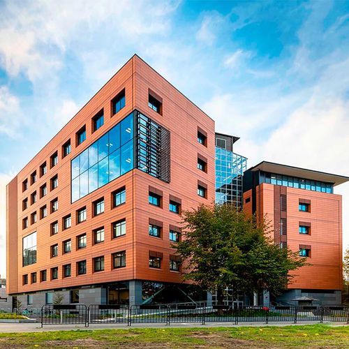 Fassadenverkleidung für hinterlüftete Fassade - FVC20 - FAVETON - Folie / Keramik / vertikal
