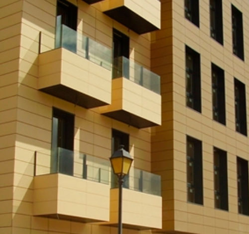 Fassadenverkleidung für hinterlüftete Fassade - FVC28 - S1R - FAVETON - Paneel / Keramik / zum Einrasten