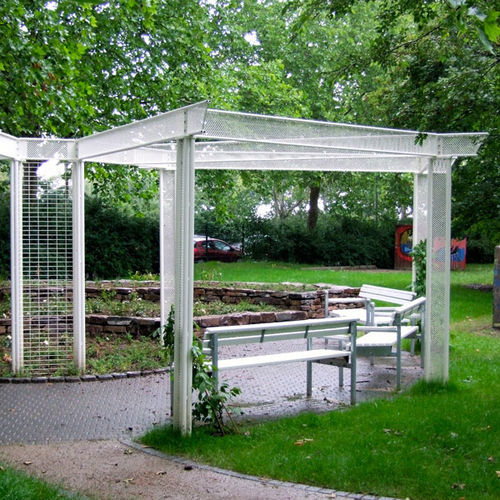 Selbsttragende Pergola - VIA VERDE A - Euroform K. Winkler GmbH - Metall / für öffentliche Bereiche