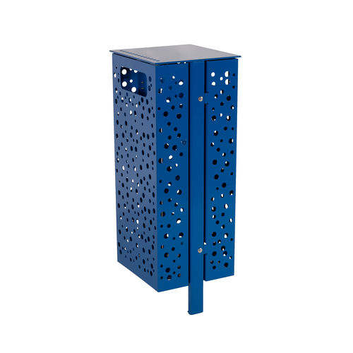 Park-Abfallbehälter - COMFORT - Euroform K. Winkler GmbH - bodenstehend / galvanisiertem Stahl / Lochblech