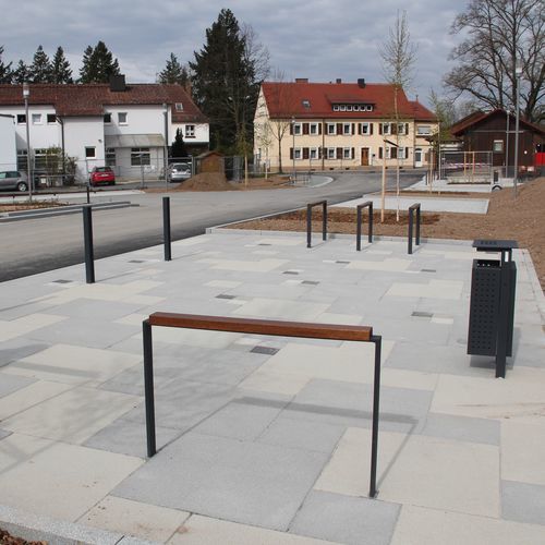 Bodenstehender Fahrradständer - LINEASOSTA - Euroform K. Winkler GmbH - für öffentliche Bereiche / galvanisiertem Stahl / Holz