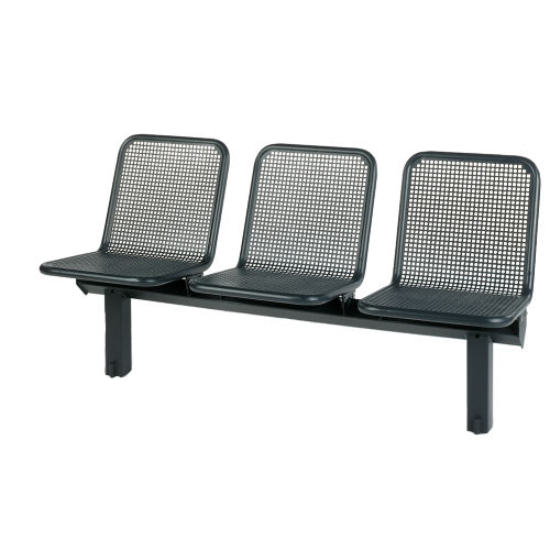 Traversenbank / galvanisiertem Stahl - ECONOMY - Euroform K. Winkler GmbH - 3 Plätze / Zweisitzer / 1 Platz