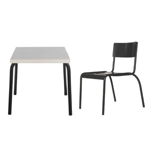 Moderner Picknicktisch - MESA - Euroform K. Winkler GmbH - galvanisiertem Stahl / Blech / Gestell aus Metall