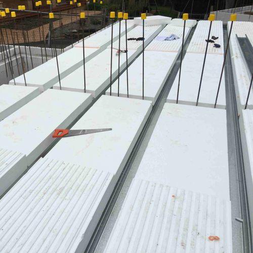 Schalungsstein / expandiertes Polystyrol (EPS) - ZLABFORM - Zego Pty Ltd - für Boden / für Betondeckenplatte / dämmend