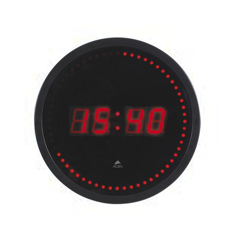 Moderne Uhr - HORLED - ALBA - wandmontiert / digital / ABS