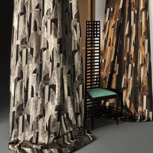Möbelstoff - IL BACIO - Agena Srl - für Vorhänge / geometrisches Muster / Polyester