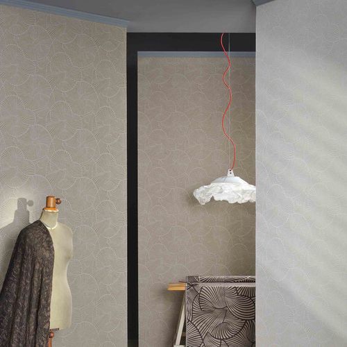 Moderne Tapete - VENTAGLI - Agena Srl - Vlies / Motiv / Stoffoptik