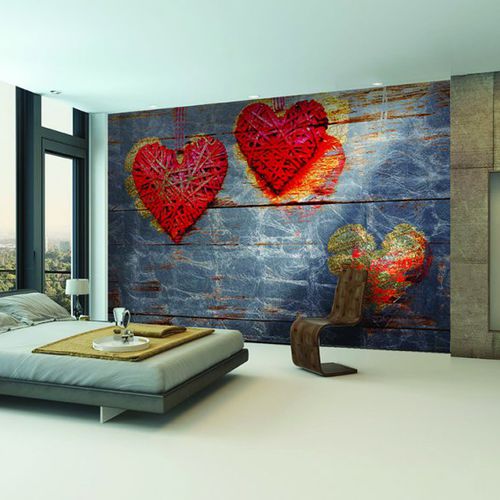 Moderne Tapete - HEARTS - Agena Srl - Vlies / Motiv / 3D-Effekt