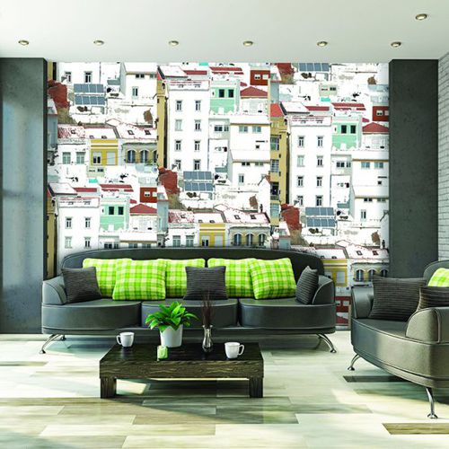Moderne Tapete - LA VILLE - Agena Srl - Vlies / Szenen / Stoffoptik