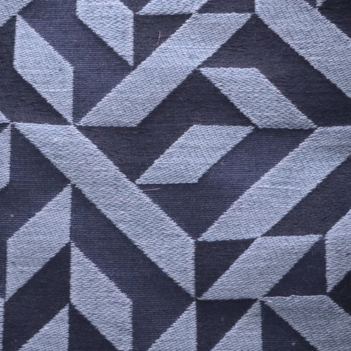 Möbelstoff - ECLAT 1974 - Agena Srl - mit geometrischen Motiven / Satin / Jacquard
