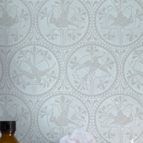 Moderne Tapete - MOON BIRDS - Agena Srl - Vlies / Naturmotiv / mehrfarbig