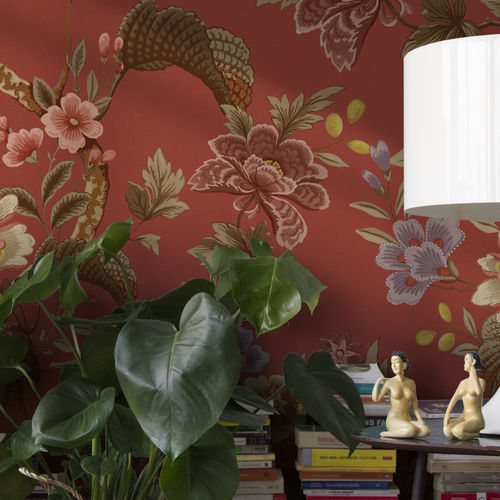 Moderne Tapete - OPULENCE - Agena Srl - Vlies / Blumenmotiv / mehrfarbig