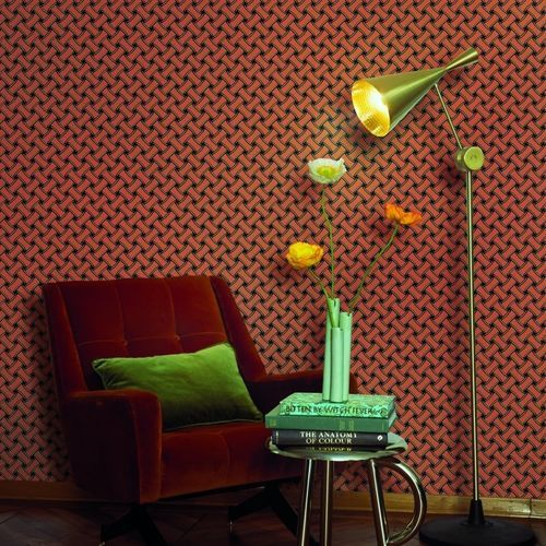 Moderne Tapete - INTRECCIO  - Agena Srl - geometrisches Muster / Tapetenoptik / weiß