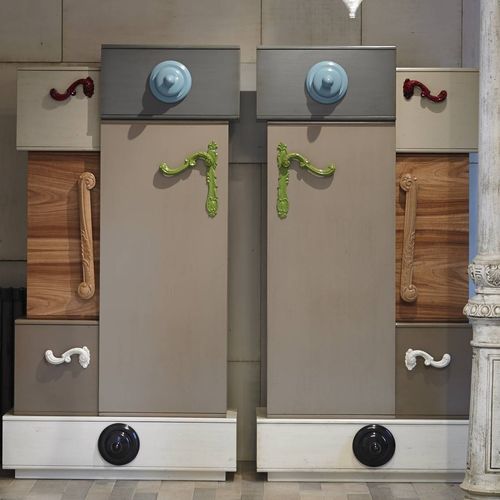 Moderner Kleiderschrank - LONDON - LOLA GLAMOUR - Holz / mit Schwingtür / mit Schublade