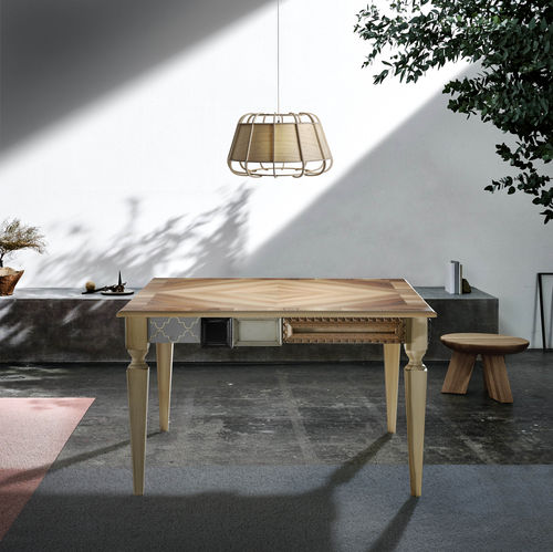 Klassischer Esstisch - ARCADIA - LOLA GLAMOUR - Holz / Gestell aus Holz / rechteckig