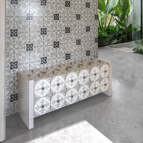 Moderner Eingangsbereich - MAGIC - LOLA GLAMOUR - niedrig / lackiertes Holz / mit Schublade