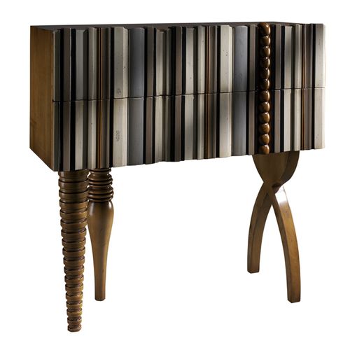 Moderner Konsolentisch - REINA - LOLA GLAMOUR - Holz / Gestell aus Holz / rechteckig