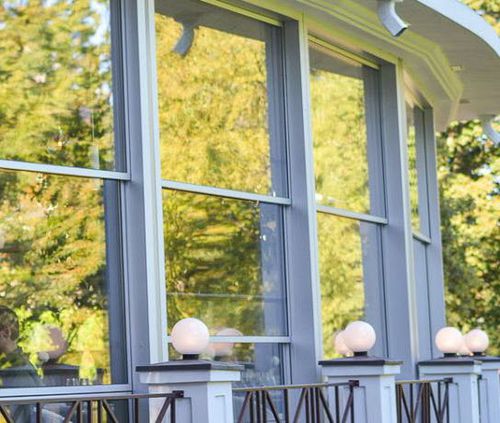 Fenster / anodisiertes Aluminium - THERMO - Svalson - Fall / feststehend / mit Doppelverglasung