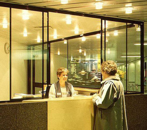 Fenster / anodisiertes Aluminium - AH45 - Svalson - Schiebe / elektrisch / nach Maß