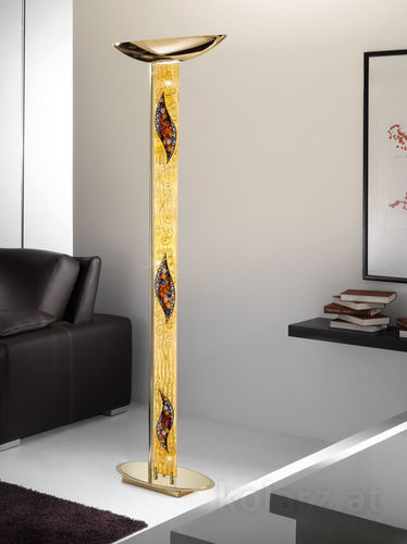 Moderne Leuchtsäule - DELPHI - Kolarz - Glas / LED / für den Innenraum