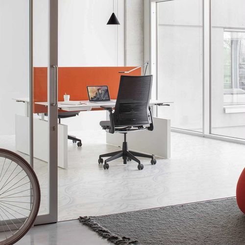 Schreibtisch für Open Space - BALANCE - Ahrend - bodenstehend / für 2 Personen / modern