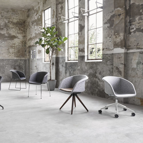 Moderner Stuhl - WELL  - Ahrend - für den Innenraum / Holz / Metalldraht