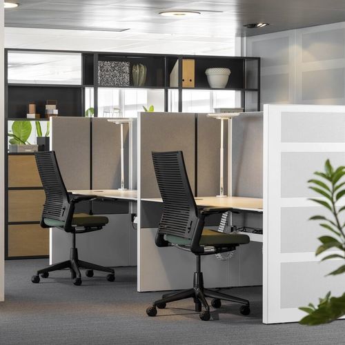 Schreibtisch für Open Space - TEAM_UP - Ahrend - bodenstehend / für 2 Personen / modern