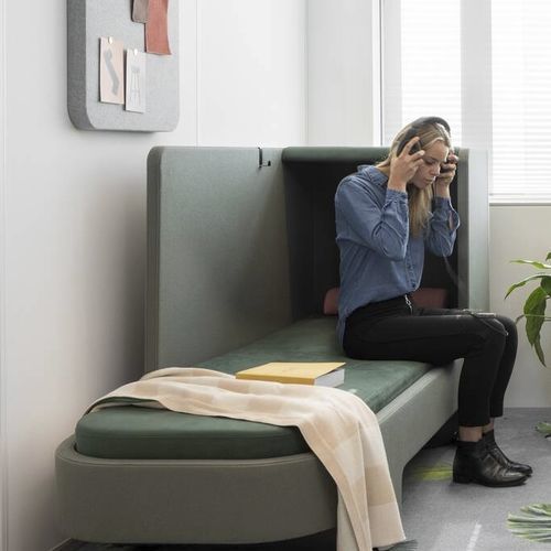 Moderne Récamiere - POWERNAP - Ahrend - Stoff / für Gewerbegebrauch