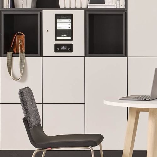 Holz-Garderobenschrank - TECHO HYLL - Ahrend - RFID / für Büro / für Lagerung