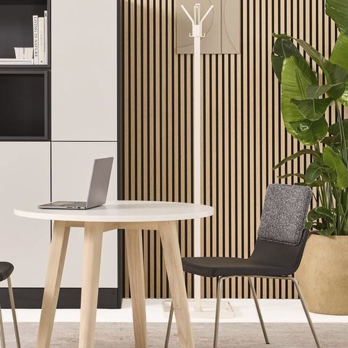 Bodenstehender Garderobenständer - TECHO ALVA - Ahrend - modern / weiß / grau