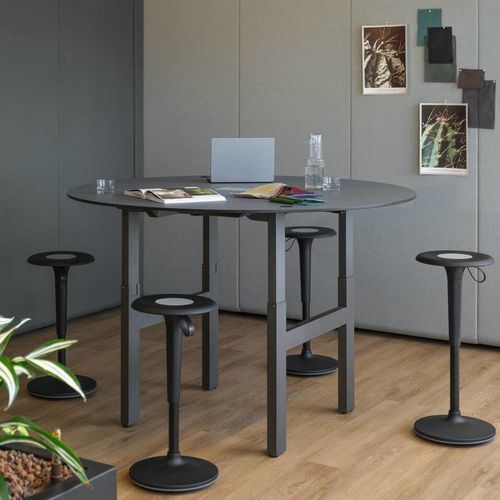 Moderner Bürohocker - SWAYE - Ahrend - Stahl / Kunststoff / Glasfaser