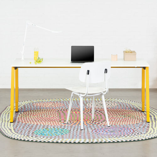 Stehschreibtisch - BALANCE - Ahrend - bodenstehend / modern / Aluminium