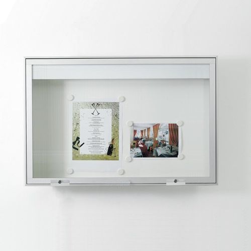Wandmontierter Werbeträger - 10025 16XA4 DIN A0 - SDB Vitrinebouw BV - für den Innenraum / für Außenbereich / Magnet