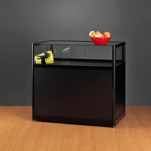 Moderne Vitrine - 1000 WITH STORAGE - SDB Vitrinebouw BV - Glas / Aluminium / beleuchtet