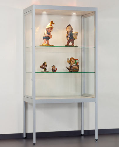 Moderne Vitrine - DUSTPROOF V8 1000  - SDB Vitrinebouw BV - auf Beinen / Glas / Holz