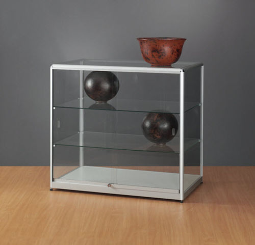 Moderne Vitrine - 822 1000 - SDB Vitrinebouw BV - Glas / Holz / anodisiertes Aluminium