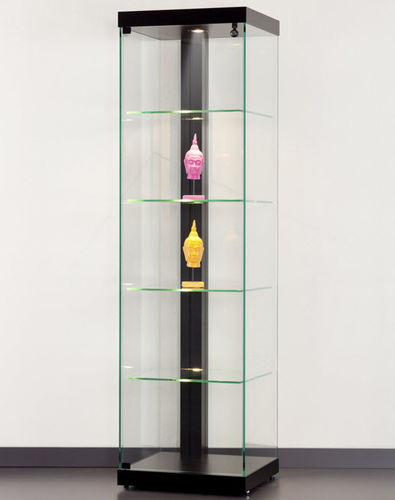Moderne Vitrine - LINEA 50 - SDB Vitrinebouw BV - Glas / Aluminium / beleuchtet