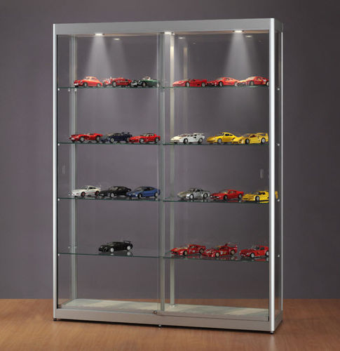 Moderne Vitrine - 315 1500 - SDB Vitrinebouw BV - Glas / Holz / anodisiertes Aluminium