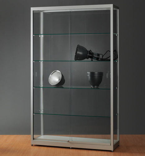 Moderne Vitrine - 311 1200 - SDB Vitrinebouw BV - Glas / Holz / anodisiertes Aluminium