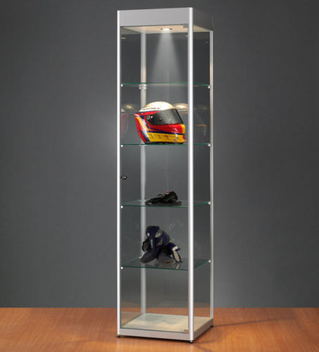 Moderne Vitrine - 116 500 WITH HEADER - SDB Vitrinebouw BV - Glas / Holz / anodisiertes Aluminium