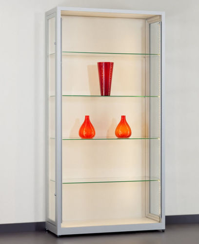 Moderne Vitrine - DUSTPROOF V8 1000  - SDB Vitrinebouw BV - Glas / Holz / anodisiertes Aluminium