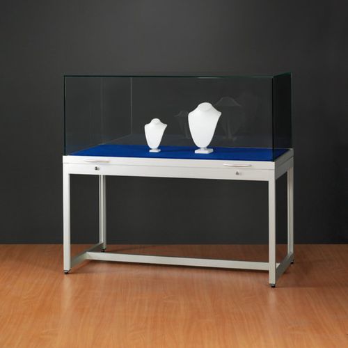 Moderne Vitrine - TGV 1000 - SDB Vitrinebouw BV - auf Beinen / Glas / anodisiertes Aluminium