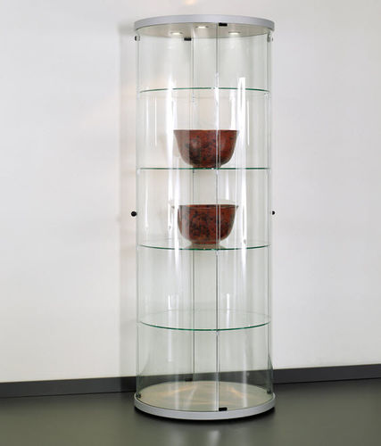 Moderne Vitrine - CURVE ROUND - SDB Vitrinebouw BV - Glas / MDF / Aluminium