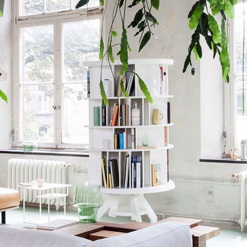 Modernes Bücherregal - NUREYEV - Linteloo - MDF / Sperrholz / Birke